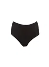 Fleur Du Mal Le Stretch Micro High Waist Brief In Black