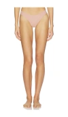 Fleur Du Mal Le Stretch Micro Multifit Thong In Pink
