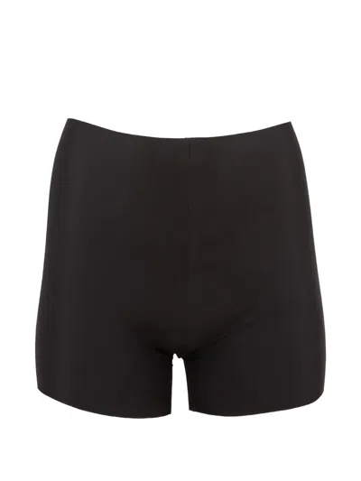 Fleur Du Mal Le Stretch Micro Seam-free Shorts In Black