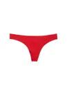Fleur Du Mal Le Stretch Micro Thong In Red