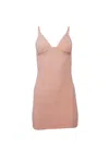 Fleur Du Mal Le Stretch Micro Triangle Slip In Tan