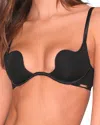 Fleur Du Mal Le Stretch Micro U-plunge Bra In Black