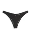 Fleur Du Mal Le Stretch Multifit Lace Cheeky Panty In Black
