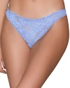 Fleur Du Mal Le Stretch Multifit Lace Cheeky Panty In Denim