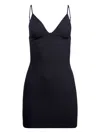 Fleur Du Mal Le Stretch Micro Triangle Slip In Black