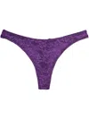 Fleur Du Mal Le Stretch Thong In 紫色