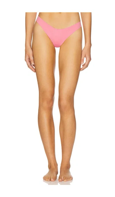 Fleur Du Mal Le Stretch Thong In Pink