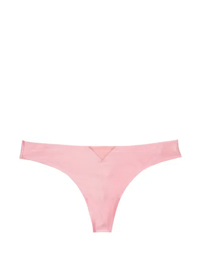 Fleur Du Mal Le Stretch Thong In Pink
