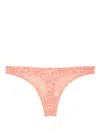 Fleur Du Mal Le Stretch Thong In Pink