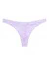 Fleur Du Mal Le Stretch Thong In Purple