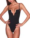 Fleur Du Mal Le Stretch U Plunge Bodysuit