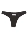 Fleur Du Mal Logo-detail Thong In Black