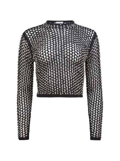 Fleur Du Mal Long-sleeve Top In Black