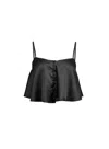 Fleur Du Mal Luxe Flutter Camisole In Black