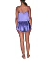 Fleur Du Mal Luxe Flutter Cami In Perwinkle