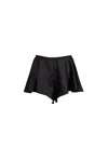 Fleur Du Mal Luxe Flutter Shorts In Black