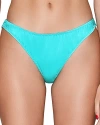 Fleur Du Mal Luxe Thong In Sea Glass