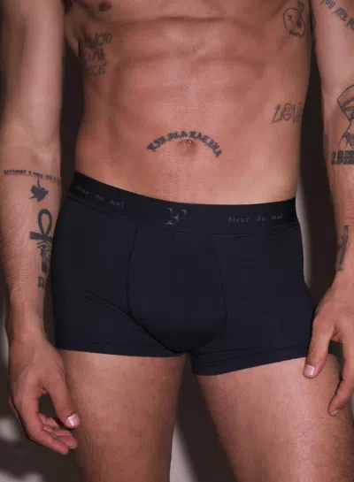Fleur Du Mal Men's Boxer Brief In Black