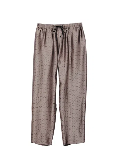Fleur Du Mal Men's Jacquard Pj Pant In Shroom