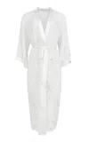 Fleur Du Mal Mia Lace Robe - In White