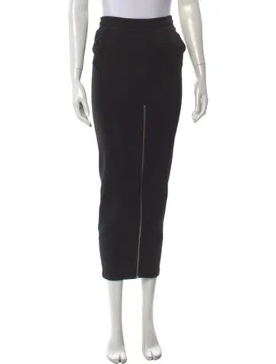 Pre-owned Fleur Du Mal Midi Length Skirt W/ Tags In Black