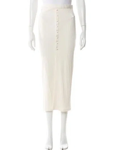 Pre-owned Fleur Du Mal Midi Length Skirt W/ Tags In Neutral