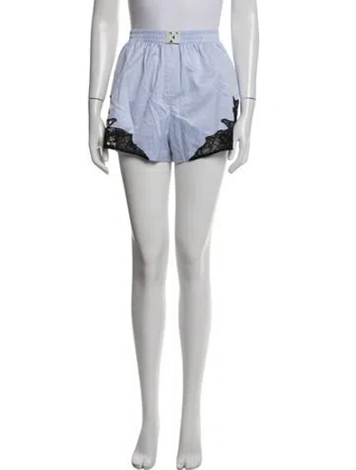 Pre-owned Fleur Du Mal Mini Shorts In Blue