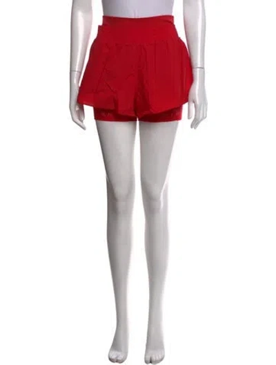 Pre-owned Fleur Du Mal Mini Shorts In Red