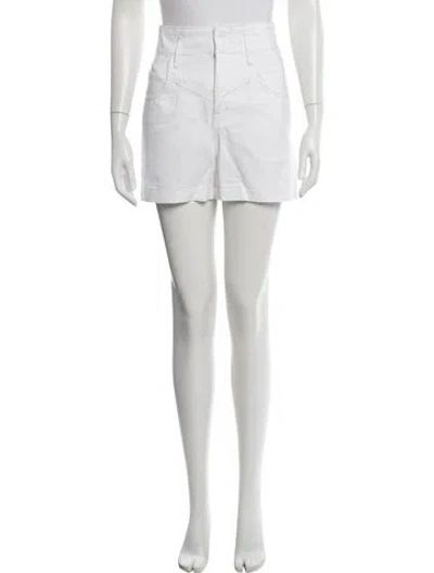 Pre-owned Fleur Du Mal Mini Shorts In White