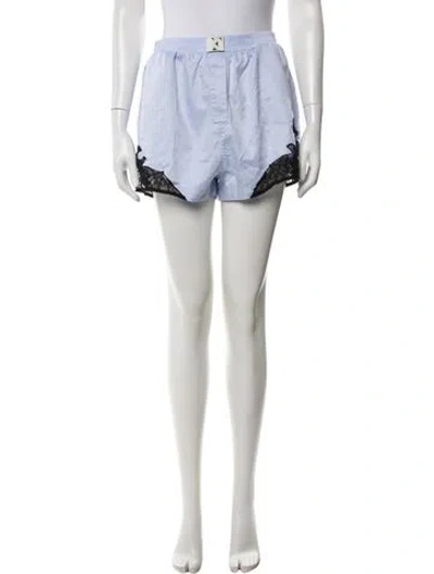 Pre-owned Fleur Du Mal Mini Shorts In White