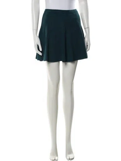 Pre-owned Fleur Du Mal Mini Skirt In Blue