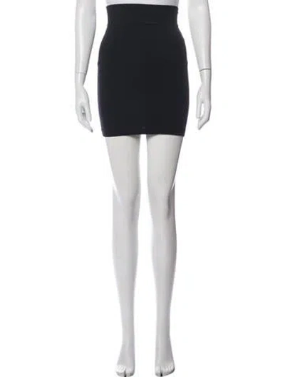 Pre-owned Fleur Du Mal Mini Skirt In Blue