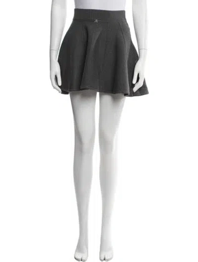 Pre-owned Fleur Du Mal Mini Skirt In Brown