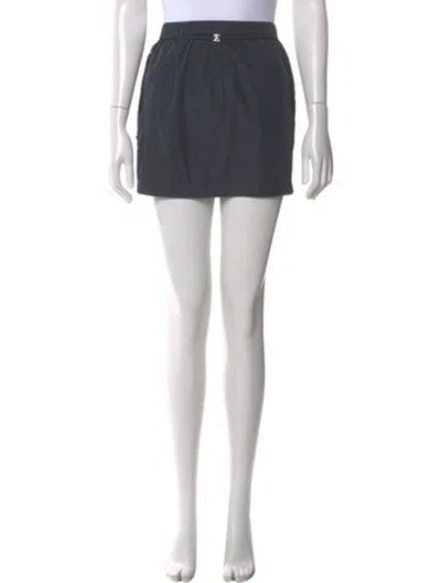Pre-owned Fleur Du Mal Mini Skirt In Gray
