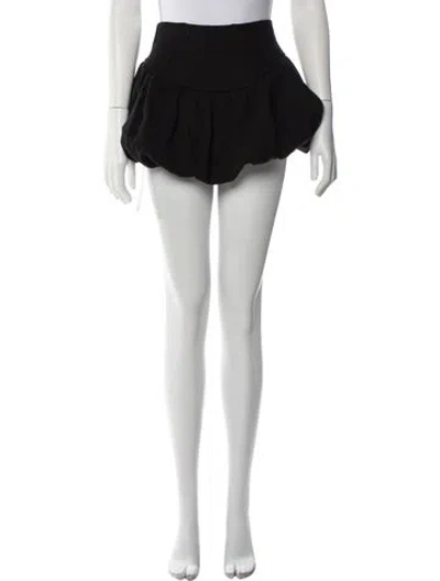 Pre-owned Fleur Du Mal Mini Skirt W/ Tags In Black