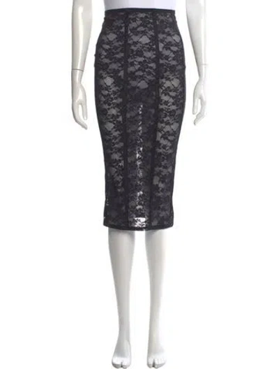 Pre-owned Fleur Du Mal Nylon Midi Length Skirt W/ Tags In Multicolor