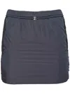 Fleur Du Mal Nylon Mini Skirt In Black