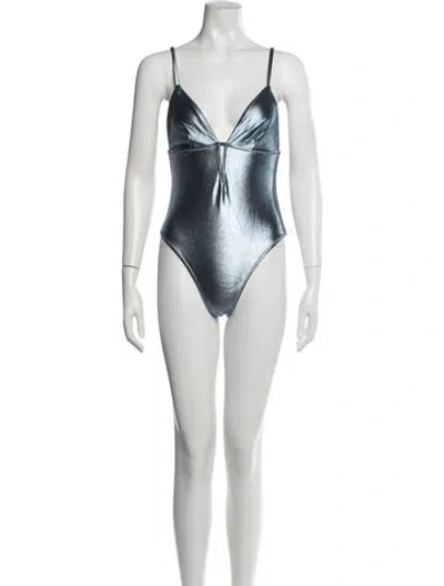Pre-owned Fleur Du Mal One-piece W/ Tags In Blue