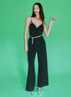 Fleur Du Mal Open Back Jumpsuit In Black