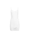 Fleur Du Mal Organic Cotton Slip Dress In Ivory