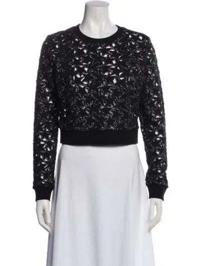Pre-owned Fleur Du Mal Patterned Crew Neck Sweatshirt In Multi