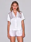 Fleur Du Mal Pj Short In White