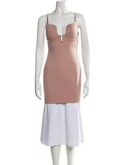 Pre-owned Fleur Du Mal Plunge Neckline Sleeveless Top W/ Tags In Pink