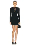 Fleur Du Mal Quinn Mini Dress In Black