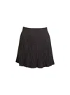 Fleur Du Mal Ribbed Mini Skirt In Black