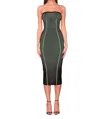 Fleur Du Mal Ribbed-knit Tube Dress In Multi