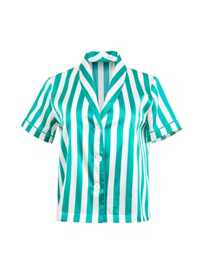 FLEUR DU MAL RIVIERA STRIPE PJ TOP
