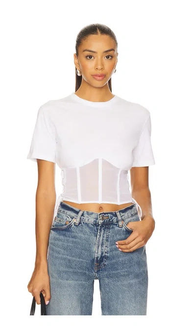 FLEUR DU MAL SABRINA CORSET T-SHIRT