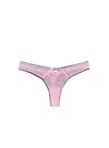 Fleur Du Mal Sabrina Mesh Thong In Pink
