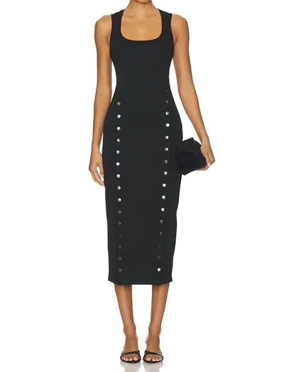 Fleur Du Mal Scoop Undo Me Dress In Black